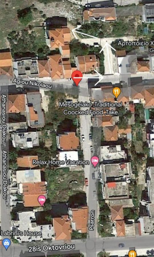 Elenis House Appartement Néa Péramos Buitenkant foto